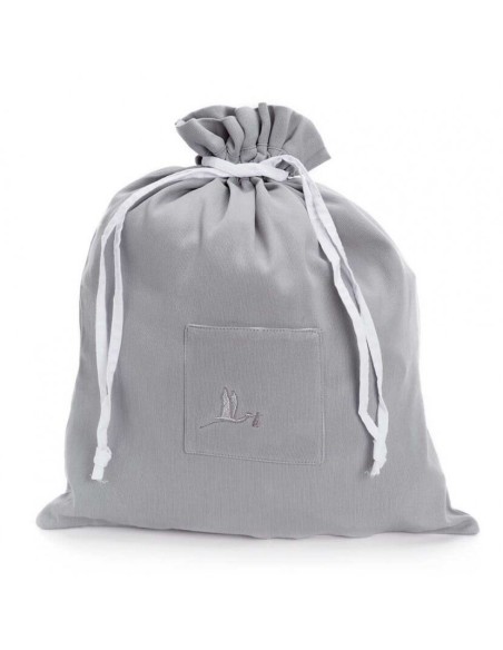 Body personalizado y bolsa para muda Personalizada gris